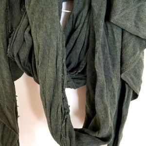 Free People Olive Green Scarf